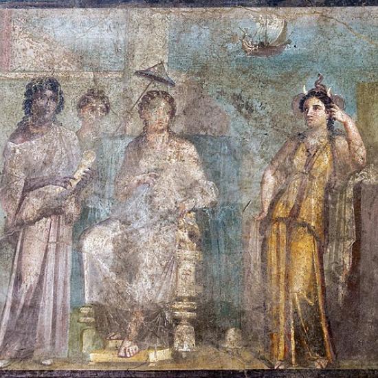 Didon fresque Pompei